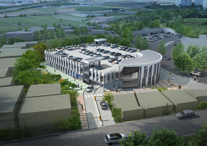 [음성=뉴시스] 음성 대소 공영주차장 조감도. (사진=음성군 제공) photo@newsis.com *재판매 및 DB 금지