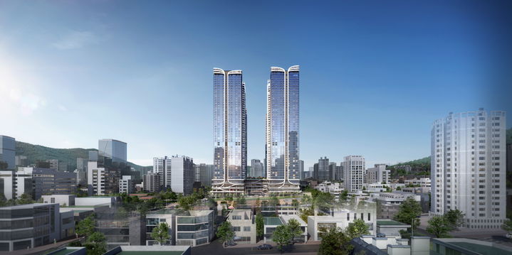 서면 써밋 더뉴 투시도. (사진=대우건설 제공) *재판매 및 DB 금지