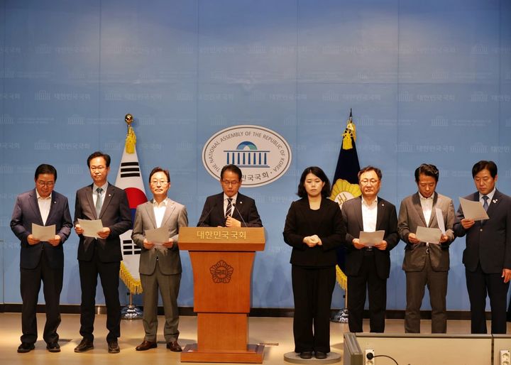 [세종=뉴시스] 24일 서울 여의도 국회에서 기자회견하는 강준현 더불어민주당 국회의원.(사진=강준현 국회의원실 제공) 2025.06.24.photo@newsis.com. *재판매 및 DB 금지