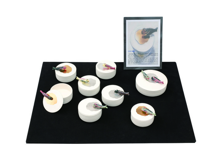 [안동=뉴시스] 제55회 경상북도 공예품대전에서 대상을 차지한 작품 '어화(漁畵)'. (사진=경북도 제공) 2025.06.24. photo@newsis.com *재판매 및 DB 금지