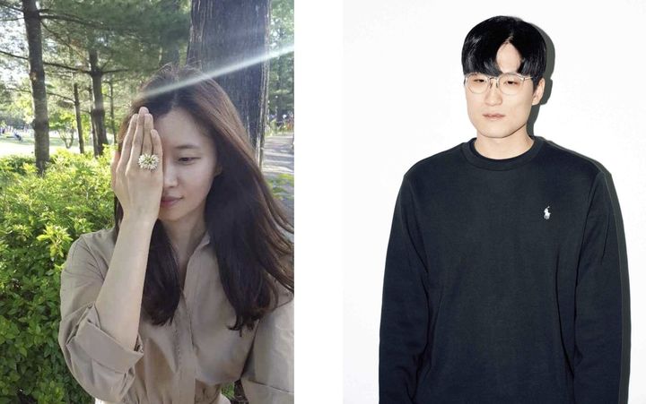 [서울=뉴시스] 제11회 김현문학패 수상자인 시인 심지아와 소설가 양선형. (사진=문학실험실 제공) 2025.06.25. photo@newsis.com *재판매 및 DB 금지