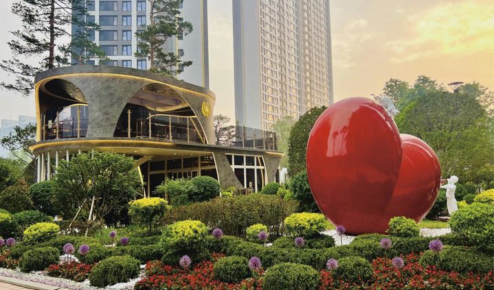 [서울=뉴시스] 왕길역 로열파크씨티 푸르지오 유럽형 티하우스 제이드. (사진=DK아시아 제공) 2025.06.25. photo@newsis.com *재판매 및 DB 금지