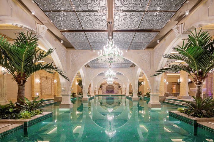 [서울=뉴시스] 왕길역 로열파크씨티 푸르지오 실내수영장. (사진=DK아시아 제공) 2025.06.25. photo@newsis.com *재판매 및 DB 금지