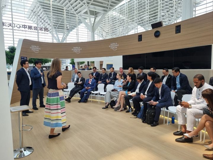 '세계경제포럼 뉴 챔피언 연차총회' 참석한 경기도 대표단(사진=경기도 제공) *재판매 및 DB 금지