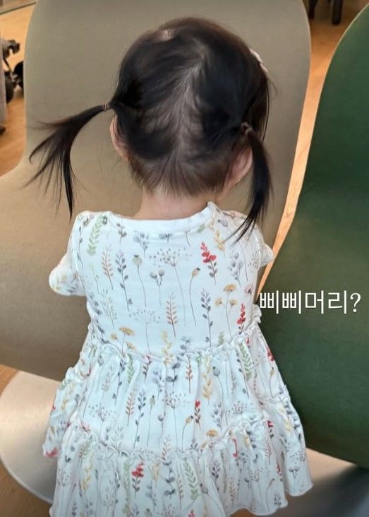 [서울=뉴시스] 이민정 딸의 모습. (사진=이민정 인스타그램 캡처) 2025.06.25. photo@newsis.com  *재판매 및 DB 금지