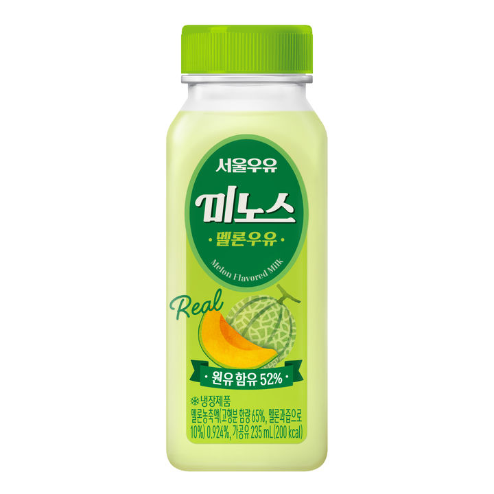 [서울=뉴시스] 서울우유협동조합 '미노스 멜론우유' (사진=서울우유협동조합 제공) *재판매 및 DB 금지