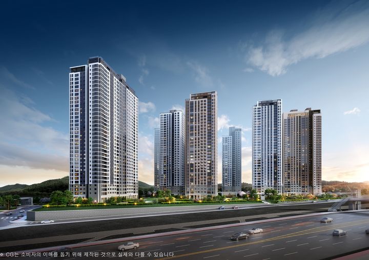 [서울=뉴시스] 아산탕정자이 센트럴시티 투시도. (사진=GS건설 제공) 2025.06.26. photo@newsis.com *재판매 및 DB 금지