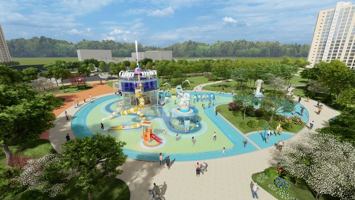 '도심 속 피서지' 청주 각리공원 무료 물놀이장 개장