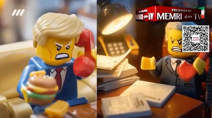[뉴시스] 이란이 만든 레고 캐릭터 영상 중 일부. 2025.6.26 *재판매 및 DB 금지