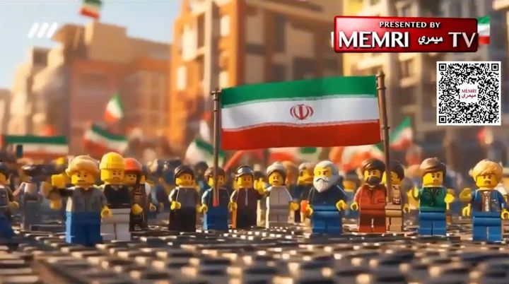 [뉴시스] 이란이 만든 레고 캐릭터 영상 중 일부. 2025.6.26 *재판매 및 DB 금지