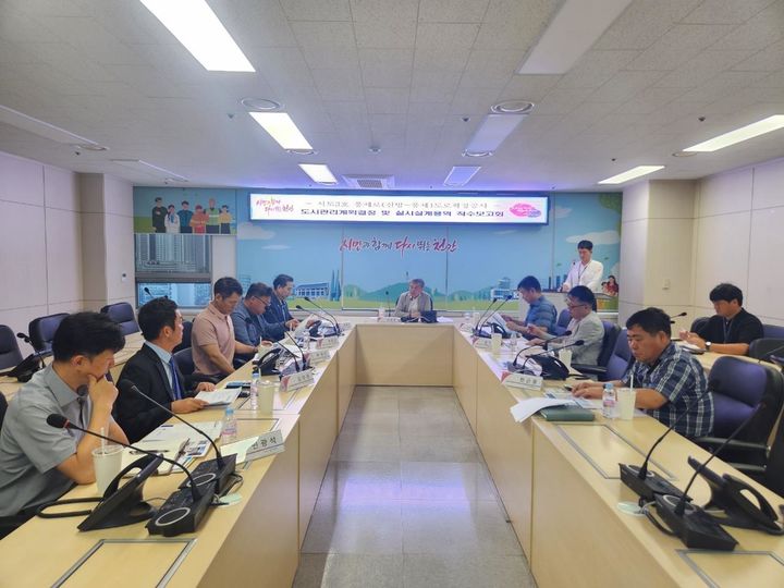[천안=뉴시스] 시도3호 풍세로 도로확장공사 기본 및 실시설계용역 착수보고회모습.(사진=천안시 제공)2025.06.26.photo@newsis.com. *재판매 및 DB 금지