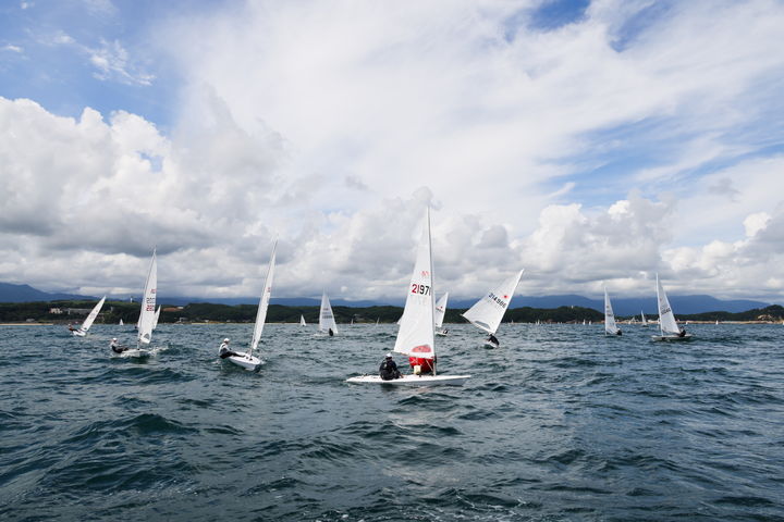 [양양=뉴시스] 지난 2022년도 양양군수배 요트대회 모습.(사진=양양군 제공)photo@newsis.com *재판매 및 DB 금지