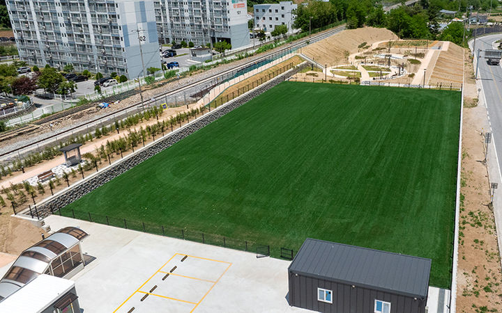 정선 남면 그라운드 골프장 전경.(사진=정선군 제공) *재판매 및 DB 금지