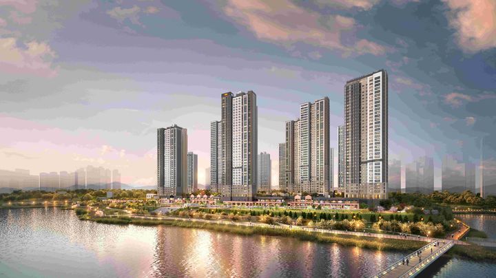 [서울=뉴시스] e편한세상 성성호수공원 투시도. (사진=DL이앤씨 제공) 2025.06.27. photo@newsis.com *재판매 및 DB 금지