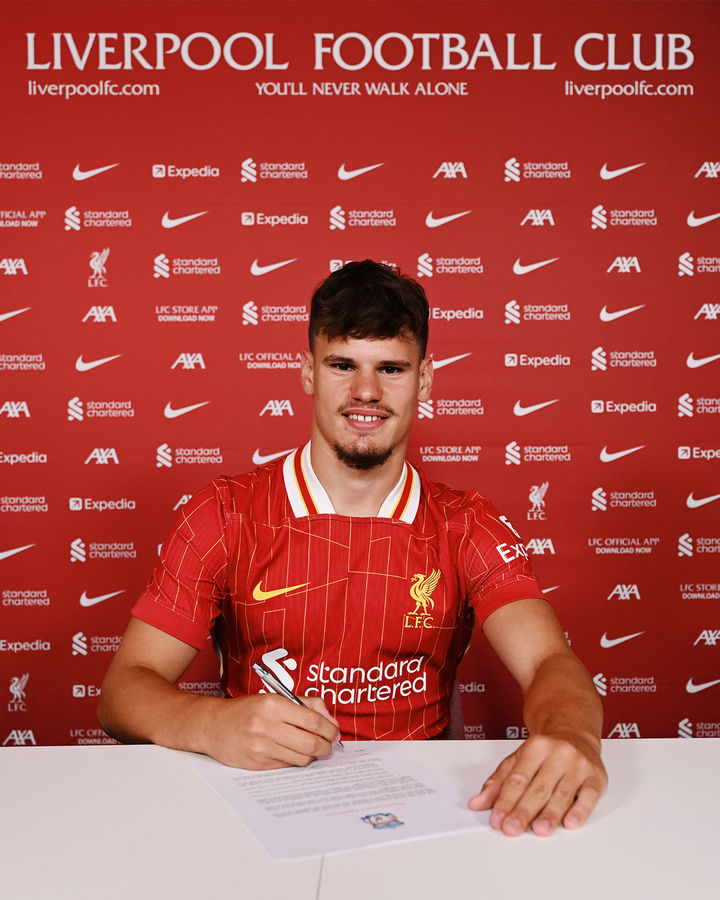 [서울=뉴시스]리버풀, 왼쪽 풀백 케르케즈 영입. (사진=리버풀 소셜미디어 캡처) 2025.06.27. photo@newsis.com *재판매 및 DB 금지.