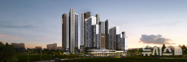 [안양=뉴시스] 호현 센트럴 아이파크 투시도. (투시도=HDC 현대산업개발 제공).*재판매 및 DB 금지