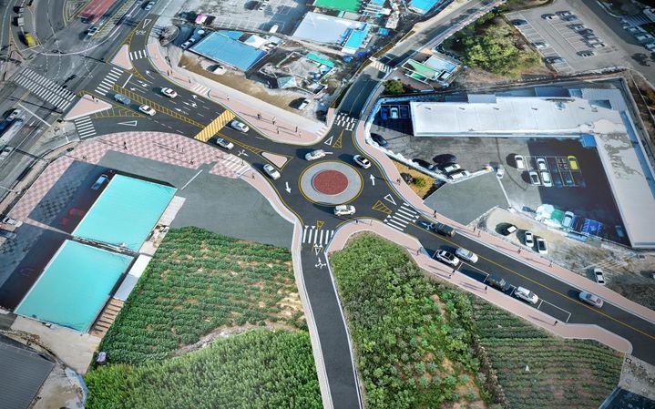 [당진=뉴시스] 충남 당진 수청동과 시곡동을 연결하는 도시계획도로 '소로3-903호선(구 원용선)' 확장공사 조감도. (사진=당진시 제공) 2025.06.28. photo@newsis.com *재판매 및 DB 금지