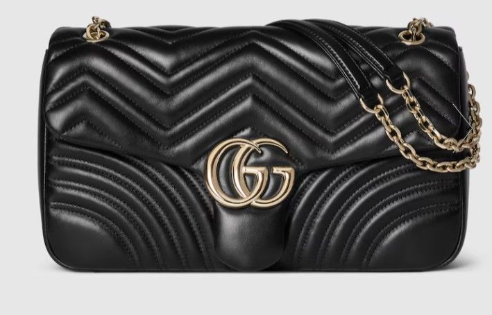 [서울=뉴시스] 이탈리아 명품 브랜드 구찌의 'GG마몽 라지 숄더백' (사진=구찌 홈페이지 캡처) *재판매 및 DB 금지