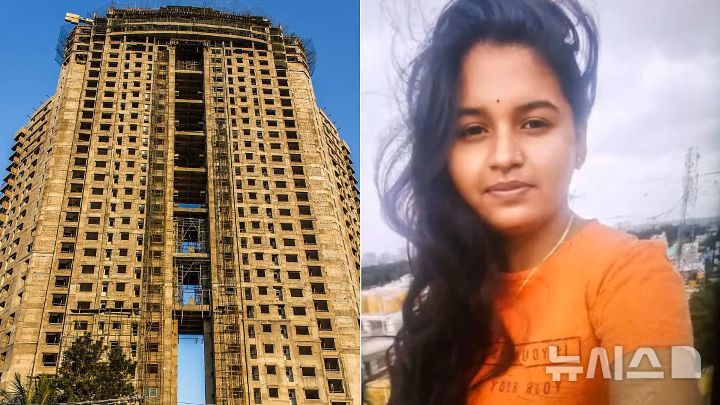[뉴시스] 인도 벵갈루루에서 20세 여성이 릴스 촬영 중 13층에서 추락해 숨졌으며, 경찰은 사건 경위를 수사 중이다. (사진=Free Press Journal) 2025.06.26
