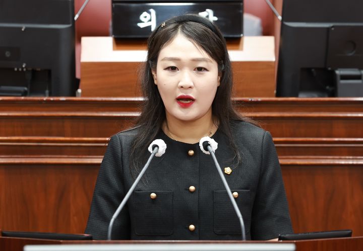 5분 발언하는 이정현 제천시의원 *재판매 및 DB 금지