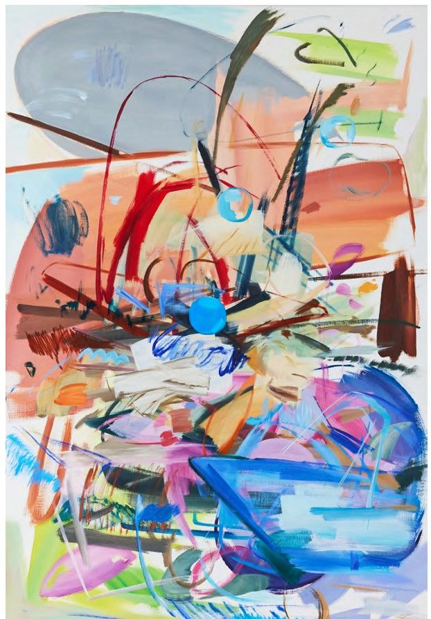 심혜린, 이 점으로 붕괴!&nbsp; Collapse into a Point&nbsp; 2024 캔버스에 유채 oil on canvas&nbsp; 145.5x97cm *재판매 및 DB 금지