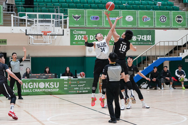 [서울=뉴시스] 2025 D3 안산상록수배 농구대회 경기 장면. (사진 = 대한민국농구협회 제공) *재판매 및 DB 금지