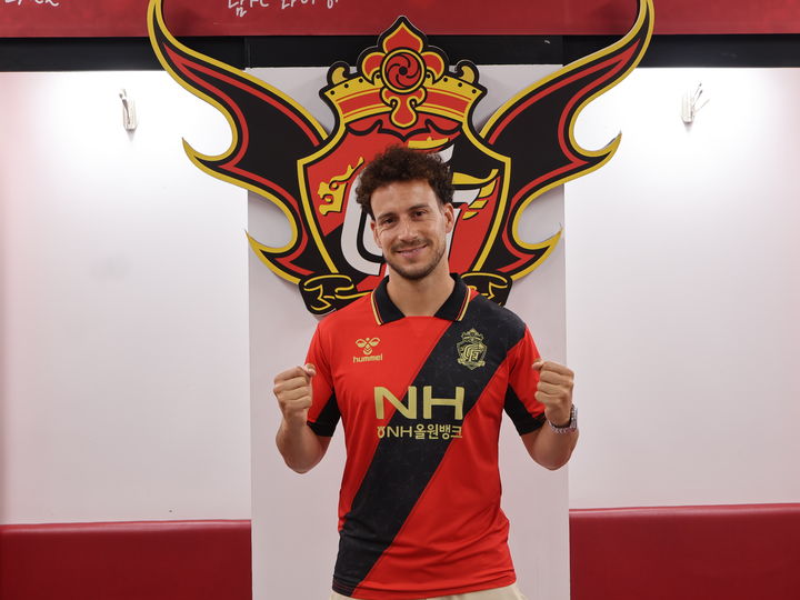 [서울=뉴시스] 프로축구 K리그2 경남FC의 후벵 마세도. (사진=경남FC 제공) *재판매 및 DB 금지