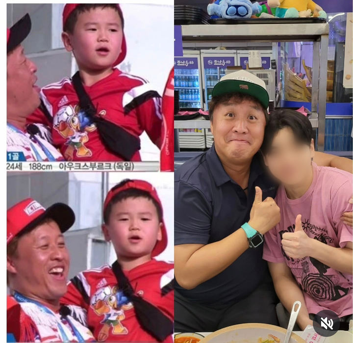 [서울=뉴시스] 가수 윤민수가 아들 윤후와 개그맨 정준하의 투샷을 공개했다. (사진=윤민수 인스타그램 캡처) 2025.06.28. photo@newsis.com *재판매 및 DB 금지