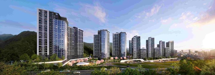 [서울=뉴시스] 래미안 엘리미엄 울산 투시도. (사진=삼성물산 제공) 2025.06.29. photo@newsis.com *재판매 및 DB 금지