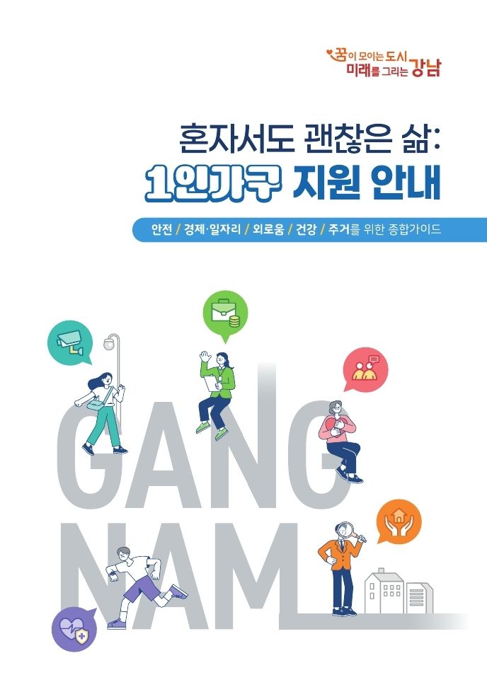 [서울=뉴시스] 강남구 1인가구 지원 안내. 2025.06.29. (자료=강남구 제공) *재판매 및 DB 금지