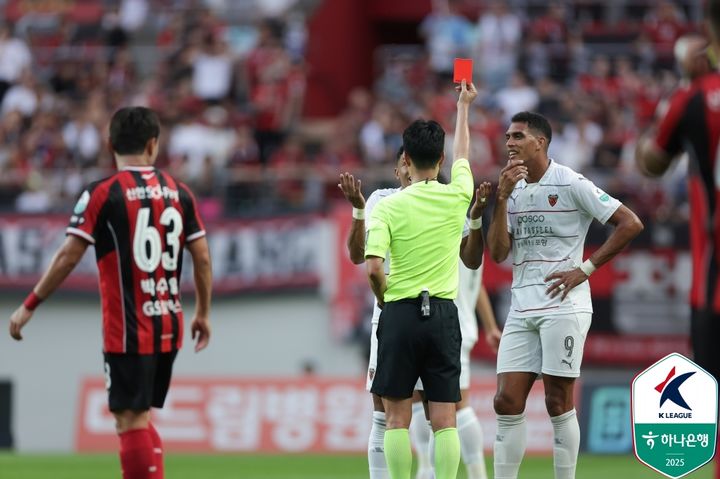 [서울=뉴시스] 프로축구 K리그1 포항스틸러스의 오베르단. (사진=한국프로축구연맹 제공) *재판매 및 DB 금지