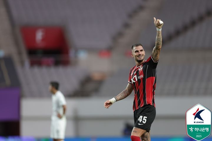 [서울=뉴시스] 프로축구 K리그1 FC서울의 둑스. (사진=한국프로축구연맹 제공) *재판매 및 DB 금지