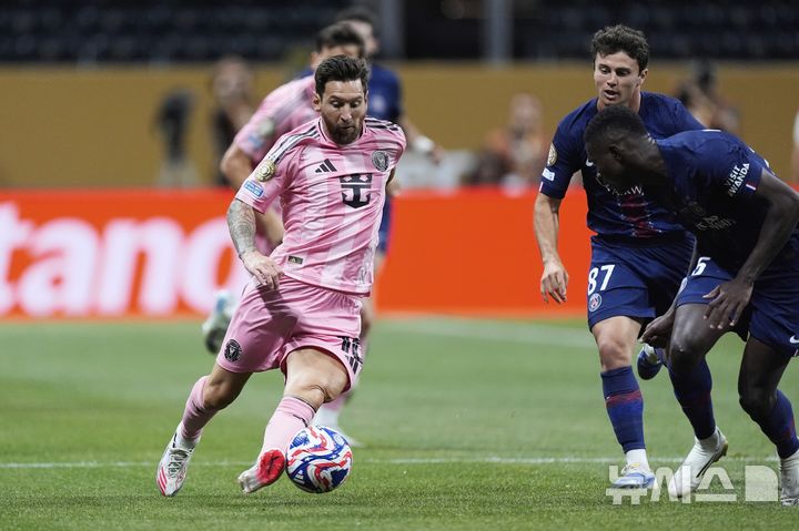 [애틀랜타=AP/뉴시스]메시의 마이애미, 클럽월드컵 16강서 탈락. 2025.06.29.