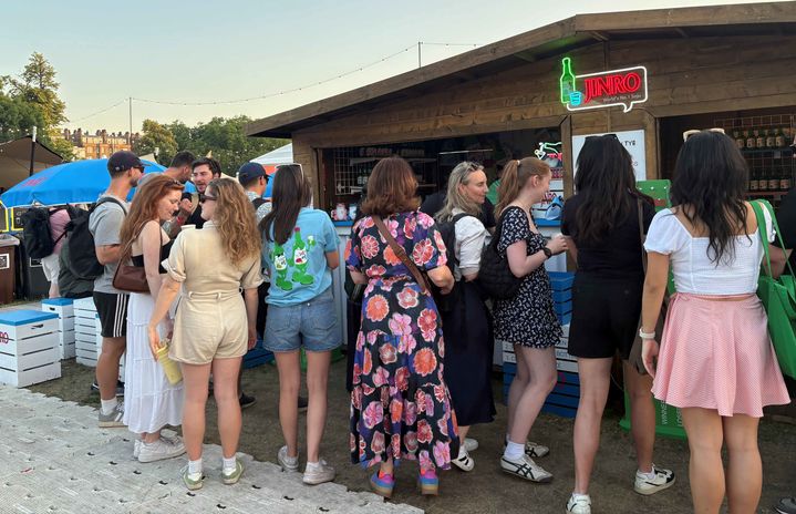 [서울=뉴시스] 하이트진로, '테이스트 오브 런던 2025' 단독 부스 운영 현장 이미지.(사진=하이트진로 제공) *재판매 및 DB 금지