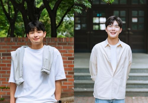 사진은 환경공학과 박사과정 김동현 학생(제1저자, 왼쪽)과 석사과정 안시열 학생(제2저자). (사진=서울시립대 제공) *재판매 및 DB 금지