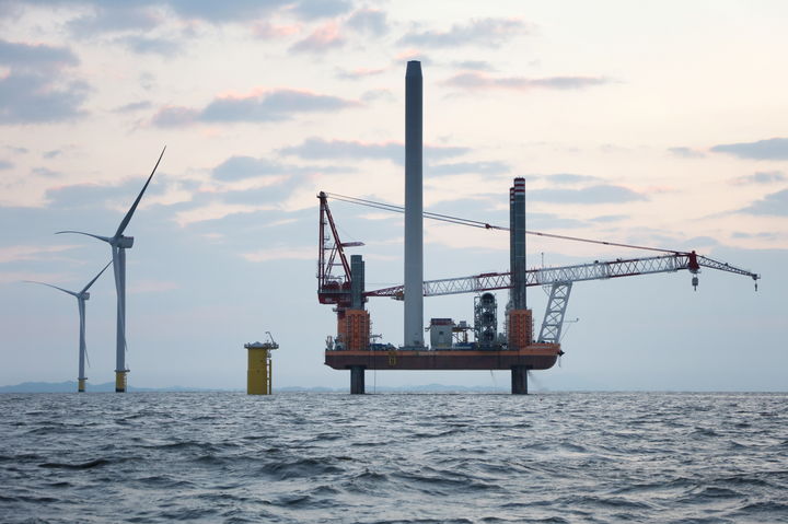 [무안=뉴시스]신안 자은도 해상풍력. (사진=전남도 제공) 2025.06.30. photo@newsis.com *재판매 및 DB 금지
