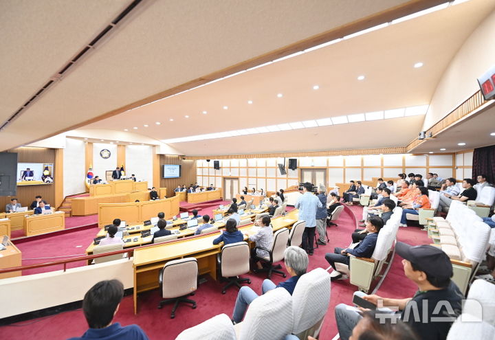 [파주=뉴시스] 파주시의회 제257회 제1차 정례회.(사진=파주시의회 제공)).photo@newsis.com