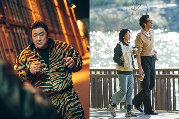 마동석(왼쪽), 이영애·김영광