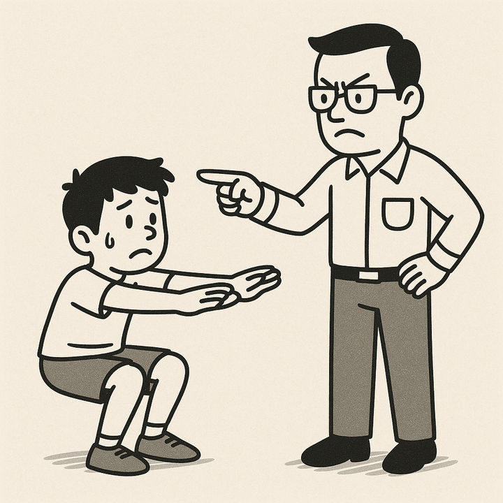 [서울=뉴시스] 중국에서 스쿼트 1000개를 명령받은 소년(15)은 이후 신장 이식 수술을 받게 됐다. (사진=오픈AI 생성) 2025.06.30 *재판매 및 DB 금지