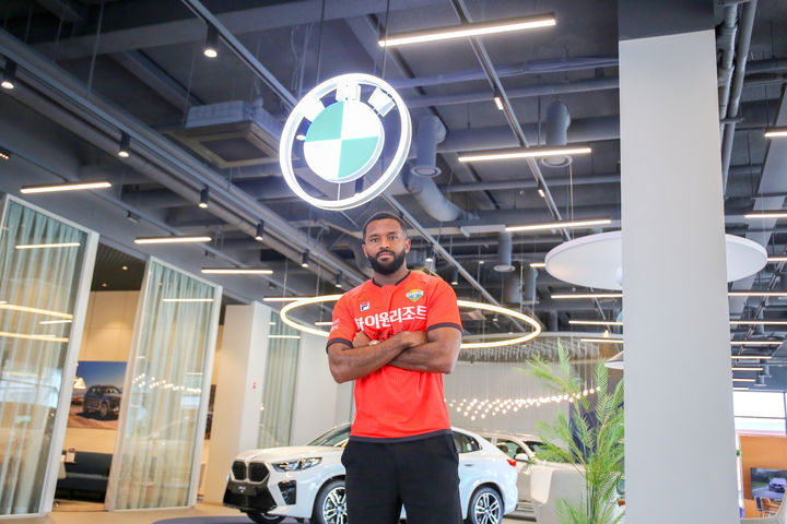 [서울=뉴시스] 프로축구 강원FC의 브루노. (사진=강원FC 제공) *재판매 및 DB 금지