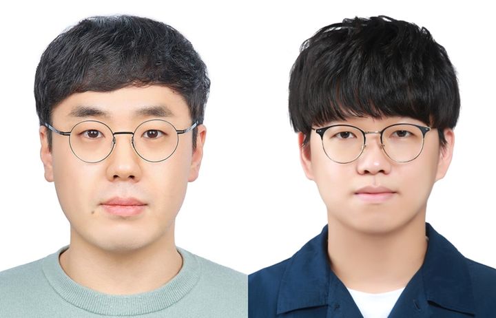 [울산=뉴시스] 구미현 기자 = UNIST 주경돈 교수와 이종성 연구원. photo@newsis.com *재판매 및 DB 금지