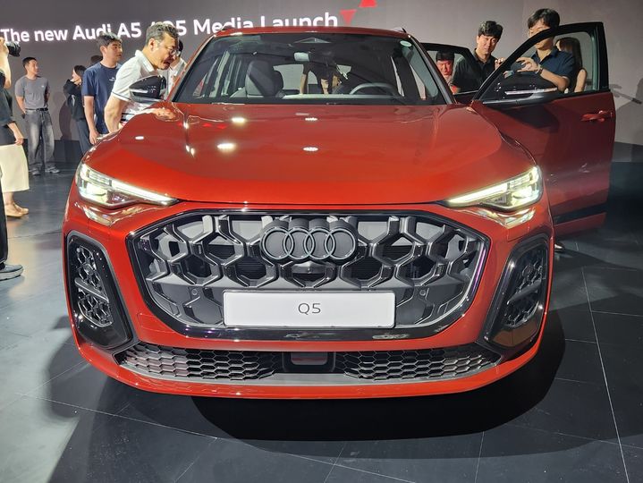 [서울=뉴시스] 1일 콘래드 서울에 전시된 더 뉴 아우디 Q5. 사진=이창훈 기자) 2025.07.01 photo@newsis.com *재판매 및 DB 금지&nbsp;&nbsp; *재판매 및 DB 금지