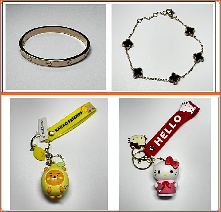 [대전=뉴시스] 특허청 상표경찰에 압수된 위조상품들.(사진=특허청 제공) *재판매 및 DB 금지