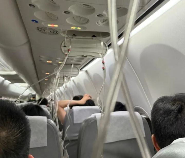 [서울=뉴시스] 스프링재팬 IJ004편 기내 사진.(사진=엑스 옛 트위터 갈무리) *재판매 및 DB 금지