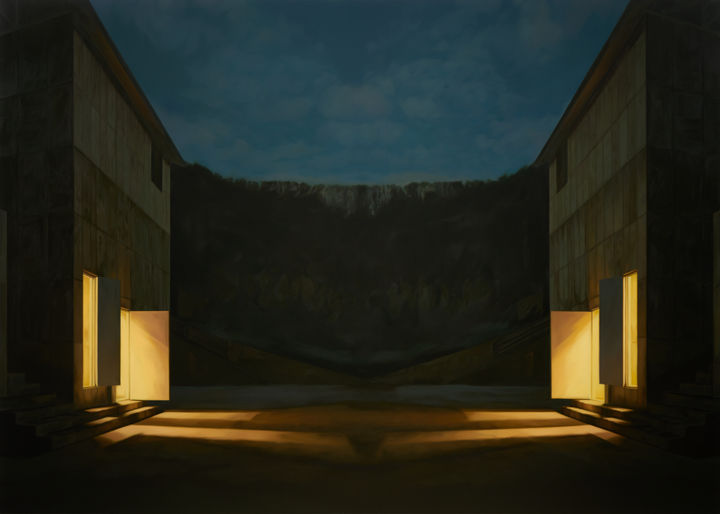 정보영, 어떤 조망 A certain view_2025_Oil on canvas_162.0 x 227.0cm *재판매 및 DB 금지