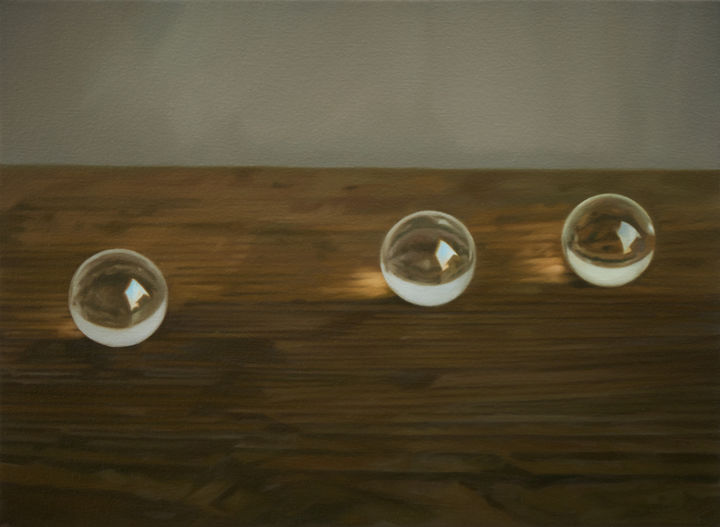 정보영 Playing with marbles #2-3_2025_Oil on canvas_33.0 x 436.0cm *재판매 및 DB 금지