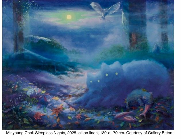 잠들지 못한 밤의 환상…최민영 개인전 'Sleepless Nights' 