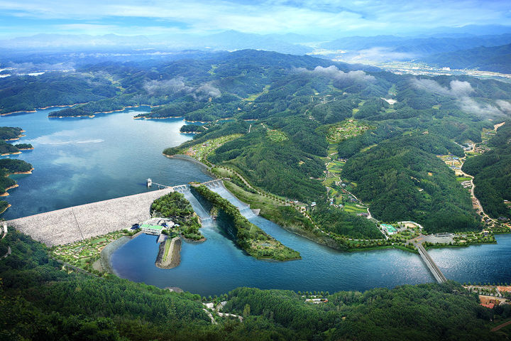  [안동=뉴시스] 안동댐 (사진=안동시 제공) 2025.07.02. photo@newsis.com *재판매 및 DB 금지