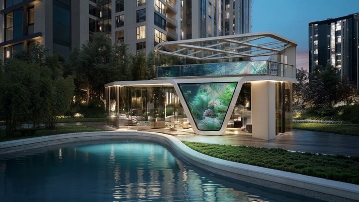 푸르지오 AI 미디어 파고라. (사진=대우건설 제공) *재판매 및 DB 금지