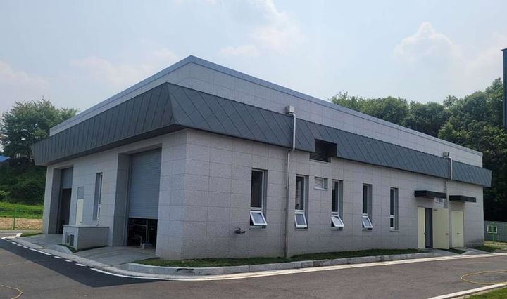 [음성=뉴시스] 음성군 맹동공공하수처리시설 전경. (사진=음성군 제공) photo@newsis.com *재판매 및 DB 금지